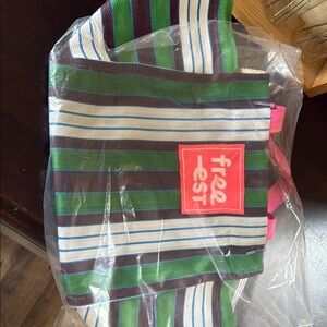 Free People striped tote bag new